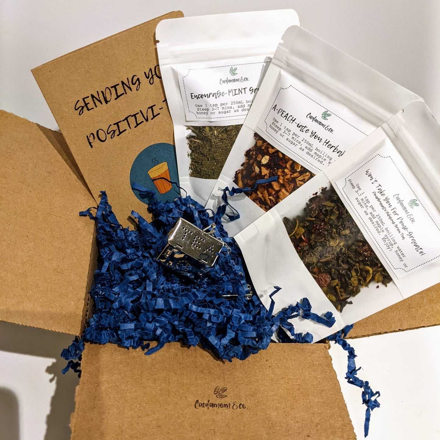 Gra-TEA-Tude Care Package w/ Personalized Card